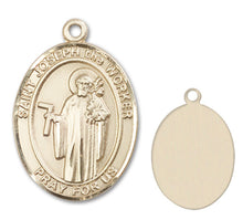 Load image into Gallery viewer, St. Joseph the Worker Custom Medal - Yellow Gold