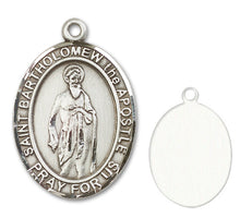 Load image into Gallery viewer, St. Bartholomew the Apostle Custom Medal - Sterling Silver