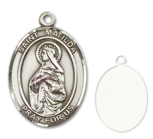 Load image into Gallery viewer, St. Matilda Custom Medal - Sterling Silver