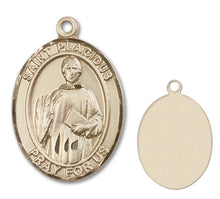 Load image into Gallery viewer, St. Placidus Custom Medal - Yellow Gold