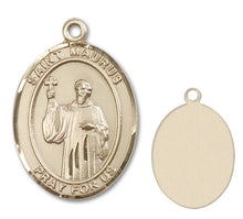 Load image into Gallery viewer, St. Maurus Custom Medal - Yellow Gold