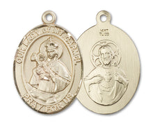 Load image into Gallery viewer, Our Lady of Mount Carmel Custom Medal - Yellow Gold