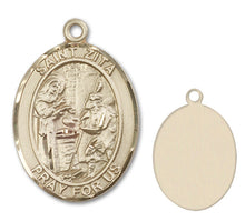Load image into Gallery viewer, St. Zita Custom Medal - Yellow Gold