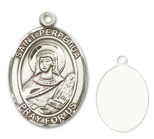Load image into Gallery viewer, St. Perpetua Custom Medal - Sterling Silver