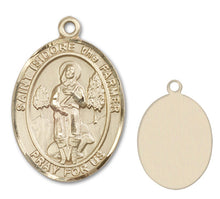 Load image into Gallery viewer, St. Isidore the Farmer Custom Medal - Yellow Gold