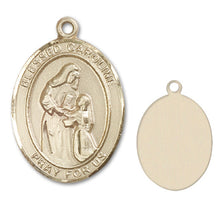 Load image into Gallery viewer, Blessed Caroline Gerhardinger Custom Medal - Yellow Gold
