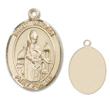 Load image into Gallery viewer, St. Walter of Pontoise Custom Medal - Yellow Gold