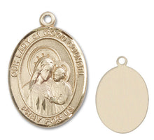 Load image into Gallery viewer, Our Lady of Good Counsel Custom Medal - Yellow Gold
