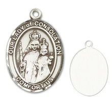 Load image into Gallery viewer, Our Lady of Consolation Custom Medal - Sterling Silver