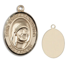 Load image into Gallery viewer, St. Teresa of Calcutta Custom Medal - Yellow Gold