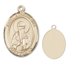 Load image into Gallery viewer, St. Athanasius Custom Medal - Yellow Gold