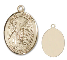Load image into Gallery viewer, St. Fiacre Custom Medal - Yellow Gold