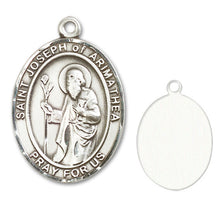 Load image into Gallery viewer, St. Joseph of Arimathea Custom Medal - Sterling Silver