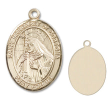 Load image into Gallery viewer, St. Margaret of Cortona Custom Medal - Yellow Gold