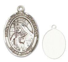 Load image into Gallery viewer, St. Margaret of Cortona Custom Medal - Sterling Silver