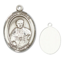 Load image into Gallery viewer, Pope St. Pius X Custom Medal - Sterling Silver