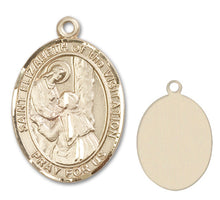 Load image into Gallery viewer, St. Elizabeth of the Visitation Custom Medal - Yellow Gold