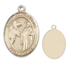 Load image into Gallery viewer, St. Columbanus Custom Medal - Yellow Gold