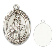 Load image into Gallery viewer, St. Cornelius Custom Medal - Sterling Silver