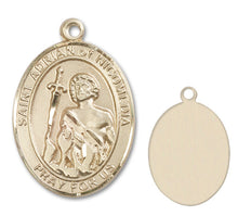 Load image into Gallery viewer, St. Adrian of Nicomedia Custom Medal - Yellow Gold