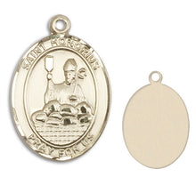 Load image into Gallery viewer, St. Honorius of Amiens Custom Medal - Yellow Gold