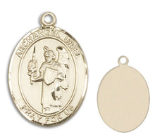 Load image into Gallery viewer, St. Uriel the Archangel Custom Medal - Yellow Gold
