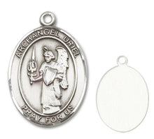 Load image into Gallery viewer, St. Uriel the Archangel Custom Medal - Sterling Silver