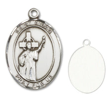 Load image into Gallery viewer, St. Aidan of Lindisfarne Custom Medal - Sterling Silver