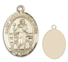 Load image into Gallery viewer, St. Bernardine of Sienna Custom Medal - Yellow Gold