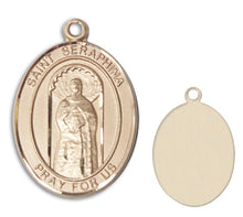Load image into Gallery viewer, St. Seraphina Custom Medal - Yellow Gold