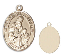 Load image into Gallery viewer, St. Margaret of Scotland Custom Medal - Yellow Gold