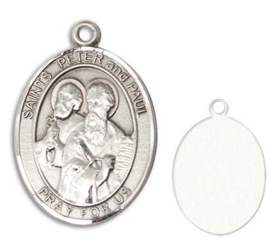 St. Paul the Apostle Custom Medal in Sterling Silver, 14kt Yellow Go ...