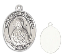 Load image into Gallery viewer, St. Lydia Purpuraria Custom Medal - Sterling Silver