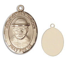 Load image into Gallery viewer, St. Damien of Molokai Custom Medal - Yellow Gold