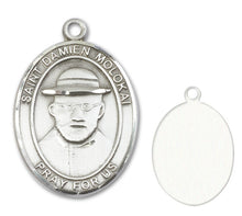 Load image into Gallery viewer, St. Damien of Molokai Custom Medal - Sterling Silver
