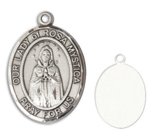 Load image into Gallery viewer, Our Lady of Rosa Mystica Custom Medal - Sterling Silver
