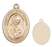 Load image into Gallery viewer, St. John Henry Newman Custom Medal - Yellow Gold