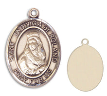 Load image into Gallery viewer, St. Jadwiga of Poland Custom Medal - Yellow Gold