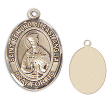 Load image into Gallery viewer, St. Edmund of East Anglia Custom Medal - Yellow Gold