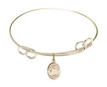 Load image into Gallery viewer, St. Edith Stein Custom Bangle - Gold Filled