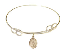 Load image into Gallery viewer, St. Nino de Atocha Custom Bangle - Gold Filled