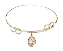 Load image into Gallery viewer, St. Catherine of Sweden Custom Bangle - Gold Filled