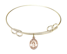 Load image into Gallery viewer, St. Columbkille Custom Bangle - Gold Filled