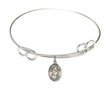 Load image into Gallery viewer, St. Augustine Custom Bangle - Silver