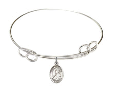 Load image into Gallery viewer, St. Benjamin Custom Bangle - Silver