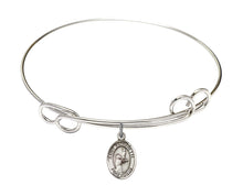 Load image into Gallery viewer, St. Benadette Custom Bangle - Silver