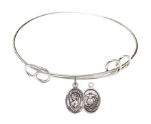 Load image into Gallery viewer, St. Elizabeth Ann Seton Custom Bangle - Silver