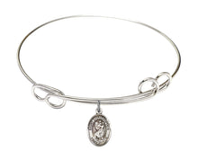 Load image into Gallery viewer, St. Christopher Custom Bangle - Silver