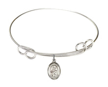 Load image into Gallery viewer, St. Jane of Valois Custom Bangle - Silver