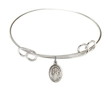 Load image into Gallery viewer, St. Genevieve Custom Bangle - Silver